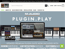 Tablet Screenshot of proaudiokenya.com